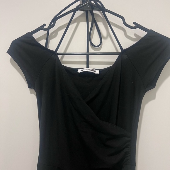 Black Reformation Tie Dress - Picture 3 of 5